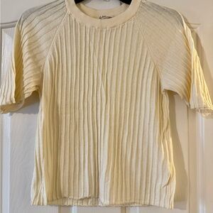 Intimately Free Cream ribbed top